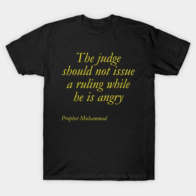 Judge T-Shirt by KhalidArt